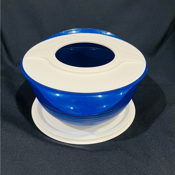 NEW (NIP) Tupperware Prep Essential Large Mixing Bowl w/ Splatter Guard and Seal - Picture 2 of 7